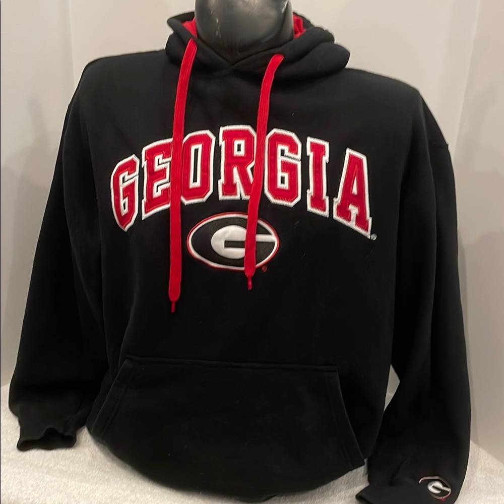 University of Georgia Bulldogs Black and Red Sweatshirts